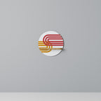 CIRCLELINE DECOR Prateleira Redonda Decorativa em Efeito Carvalho