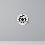 MOONLIT MOSAIC Prateleira Redonda Decorativa em Efeito Carvalho