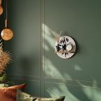 MOONLIT MOSAIC Prateleira Redonda Decorativa em Efeito Carvalho