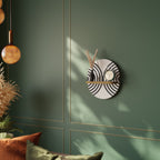 MIDNIGHT MELODIES Prateleira Oval Decorativa em Efeito Carvalho