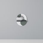 ORBITAL DECOR Prateleira Oval Decorativa em Acabamento Preto