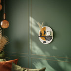 MOONLIT EUPHORIA Prateleira Oval Decorativa em Acabamento Preto