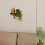 MOONLIT EUPHORIA Prateleira Oval Decorativa em Acabamento Preto