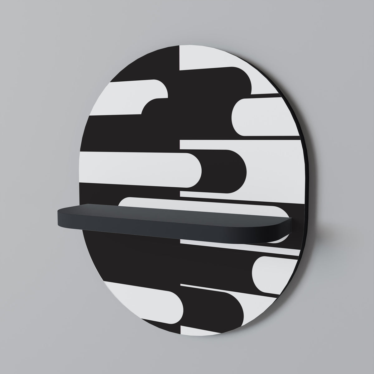 ACHROMATIC CONTRAST Prateleira Artística