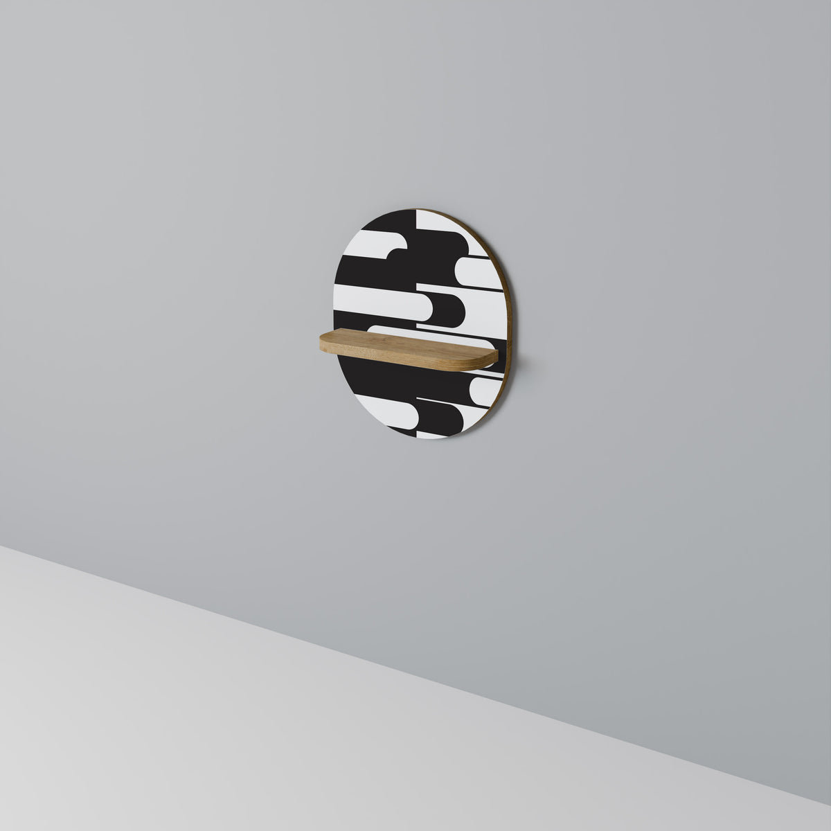 ACHROMATIC CONTRAST Prateleira Artística