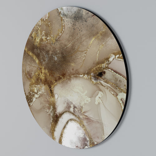 CALMING STREAMS Arte de Parede Redonda