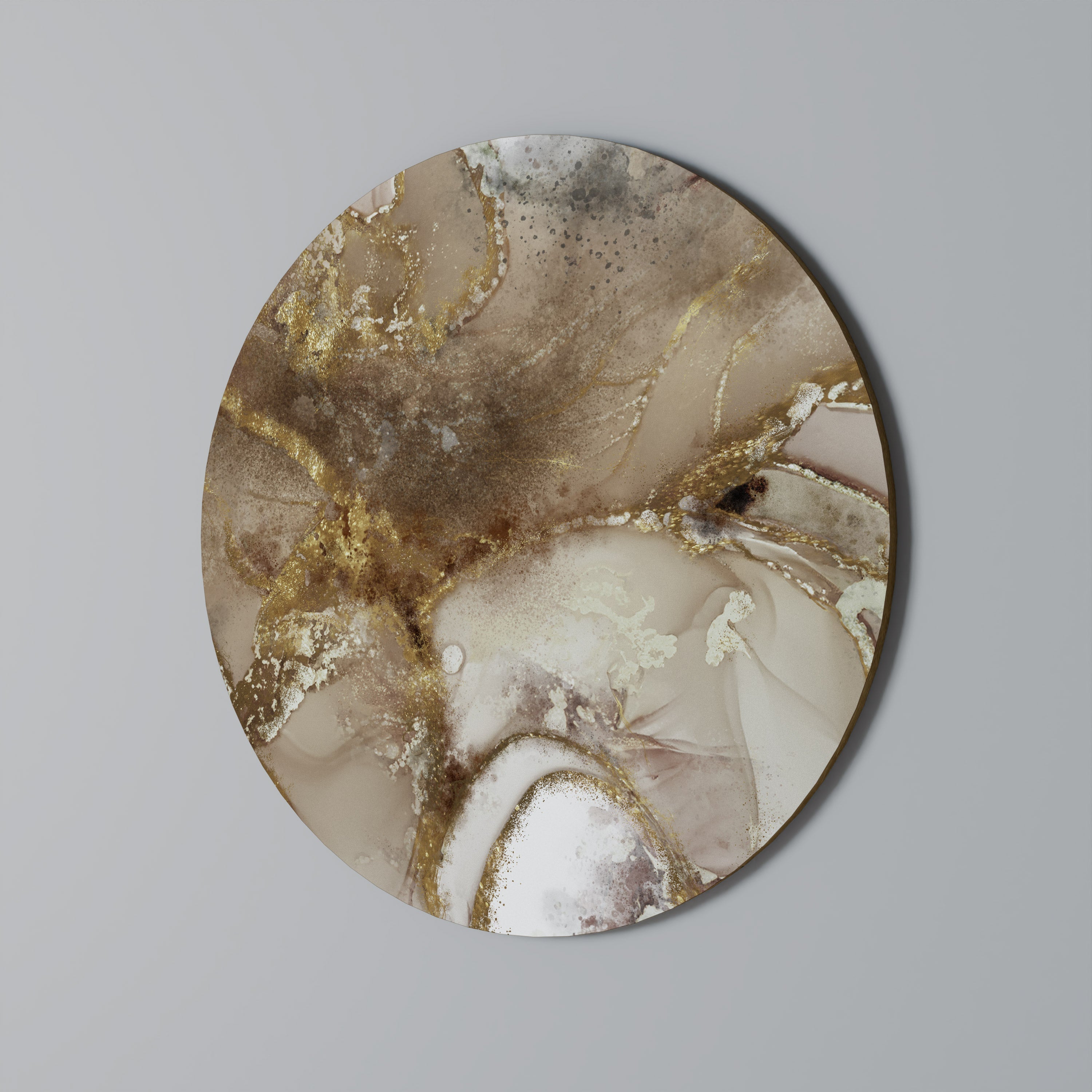 CALMING STREAMS Round Wall Art