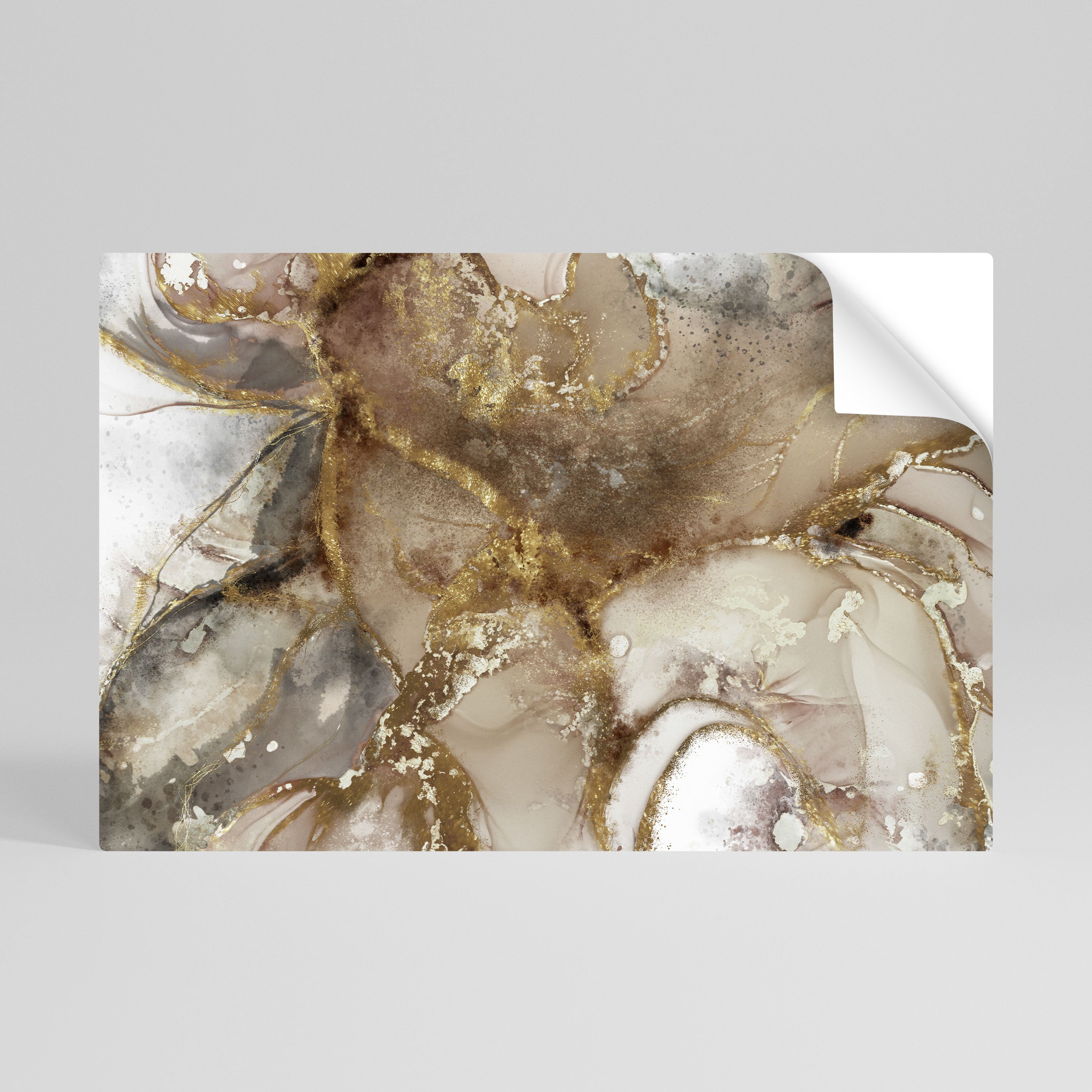 CALMING STREAMS Póster Autocolante Horizontal