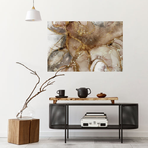 CALMING STREAMS Poster Horizontal Autocolante