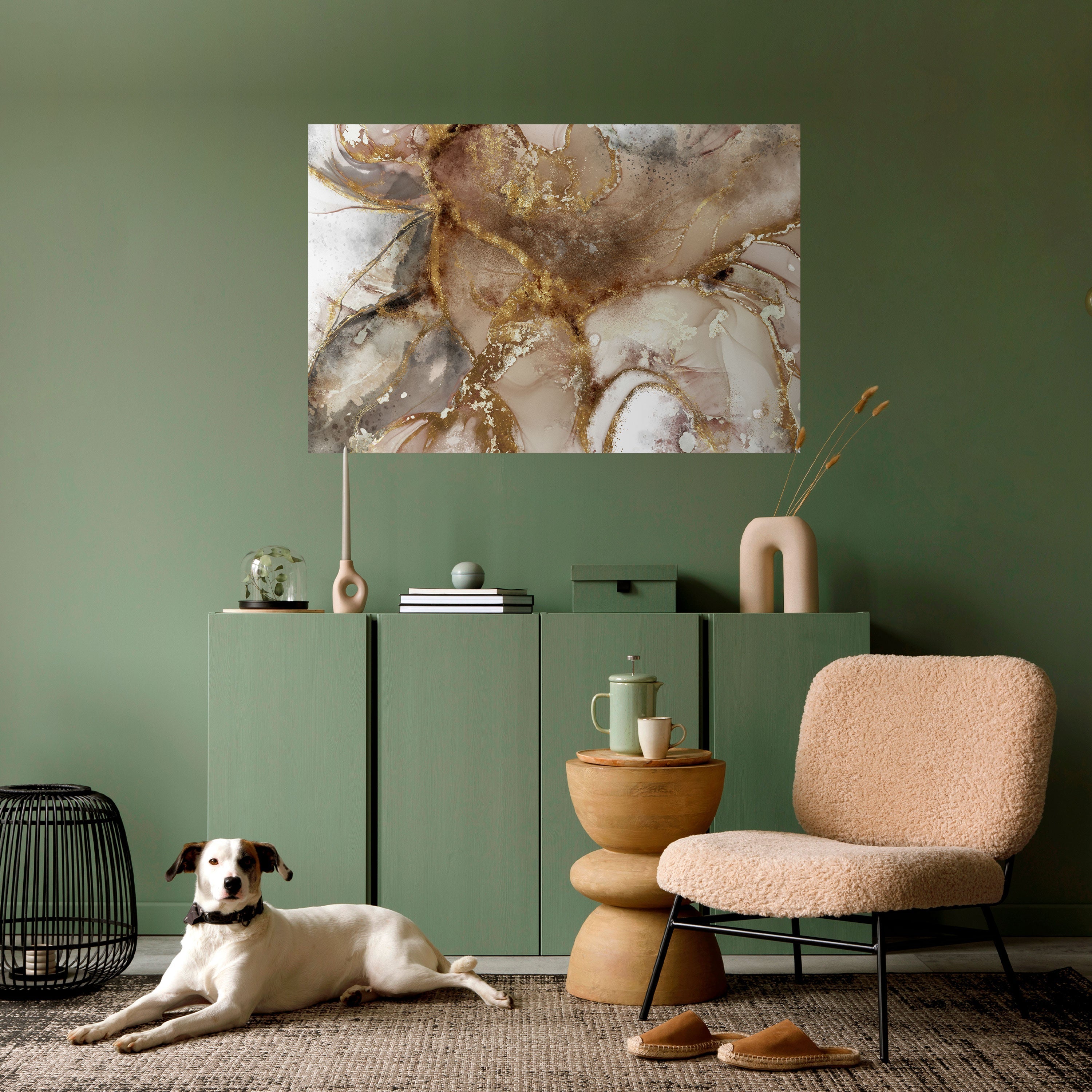 CALMING STREAMS Peel and Stick Horizontal Poster