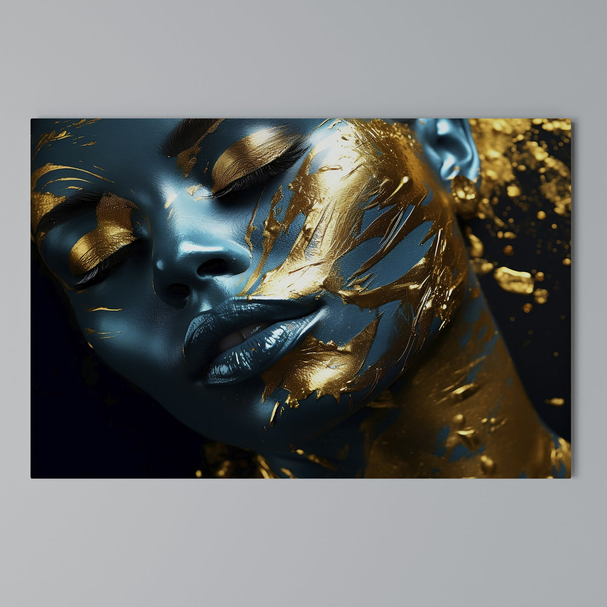 GOLDEN SERENITY Horizontal Canvas Print