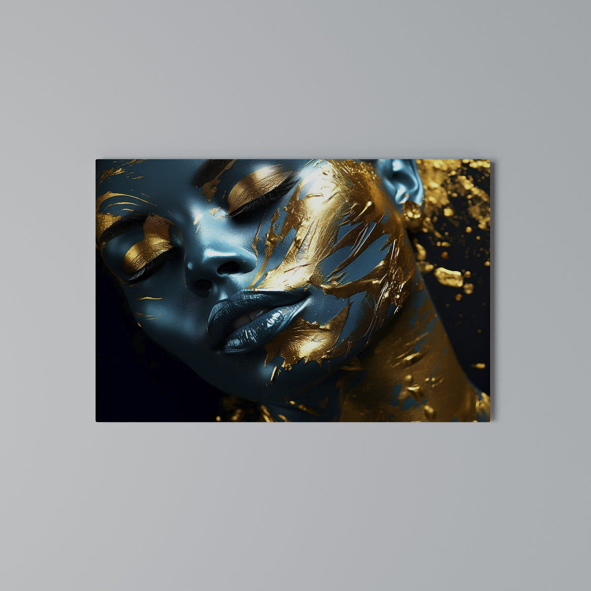 GOLDEN SERENITY Horizontal Canvas Print