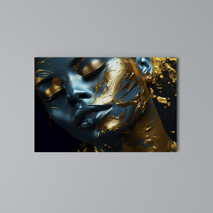 GOLDEN SERENITY Horizontal Canvas Print