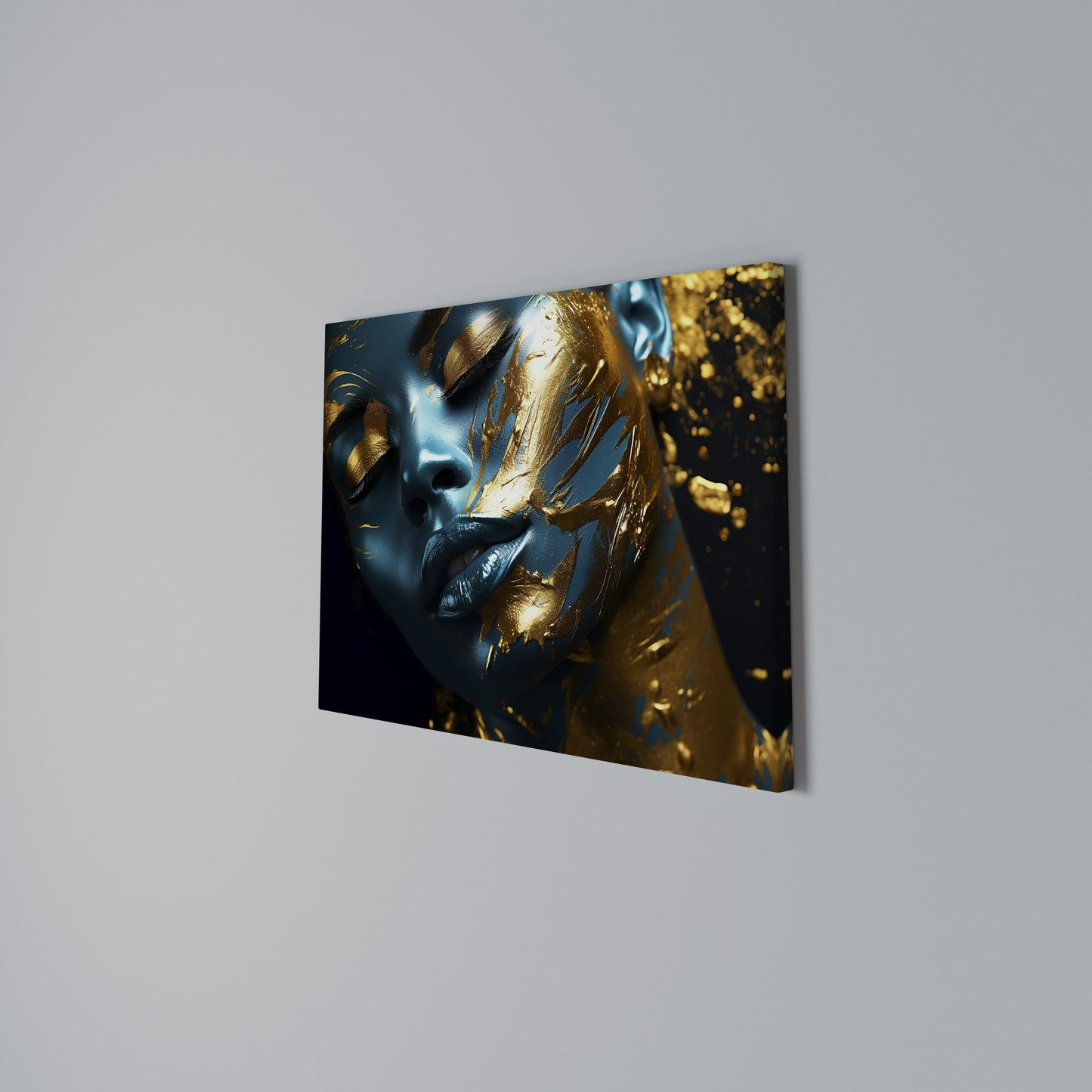 GOLDEN SERENITY Horizontal Canvas Print