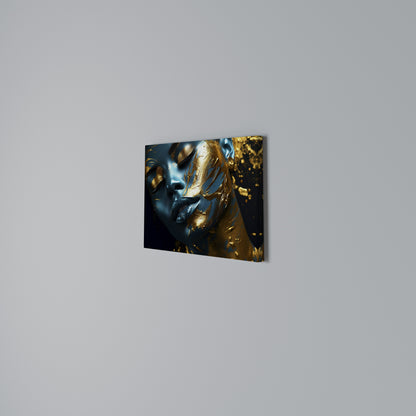GOLDEN SERENITY Horizontal Canvas Print