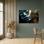 GOLDEN SERENITY Poster Horizontal Autocolante