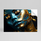 GOLDEN SERENITY Poster Horizontal Autocolante