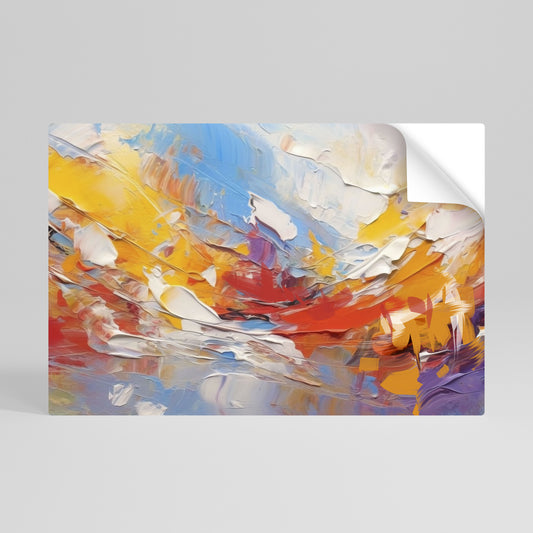 COLORFUL REVERIE Póster Autocolante Horizontal