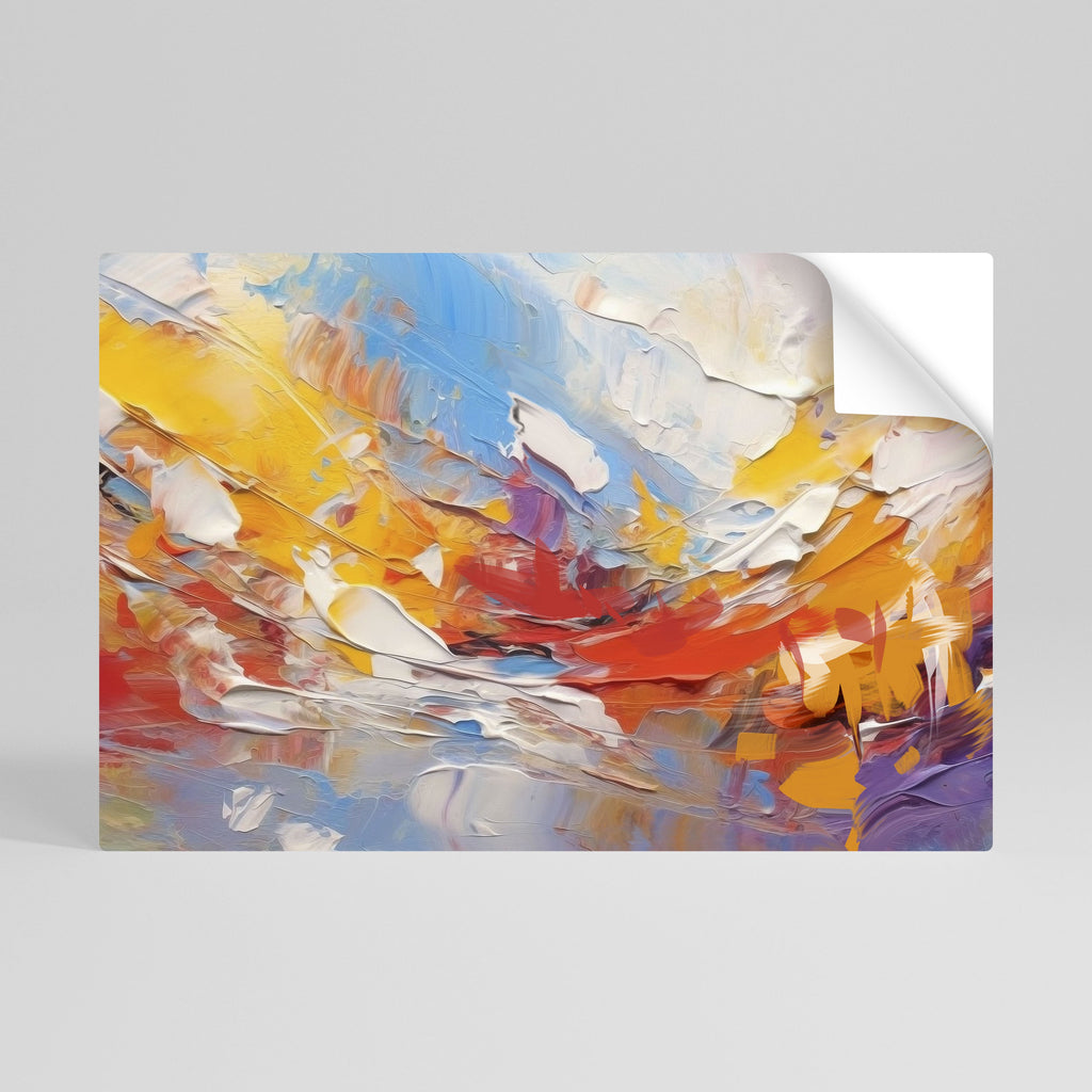 COLORFUL REVERIE Poster Horizontal Autocolante