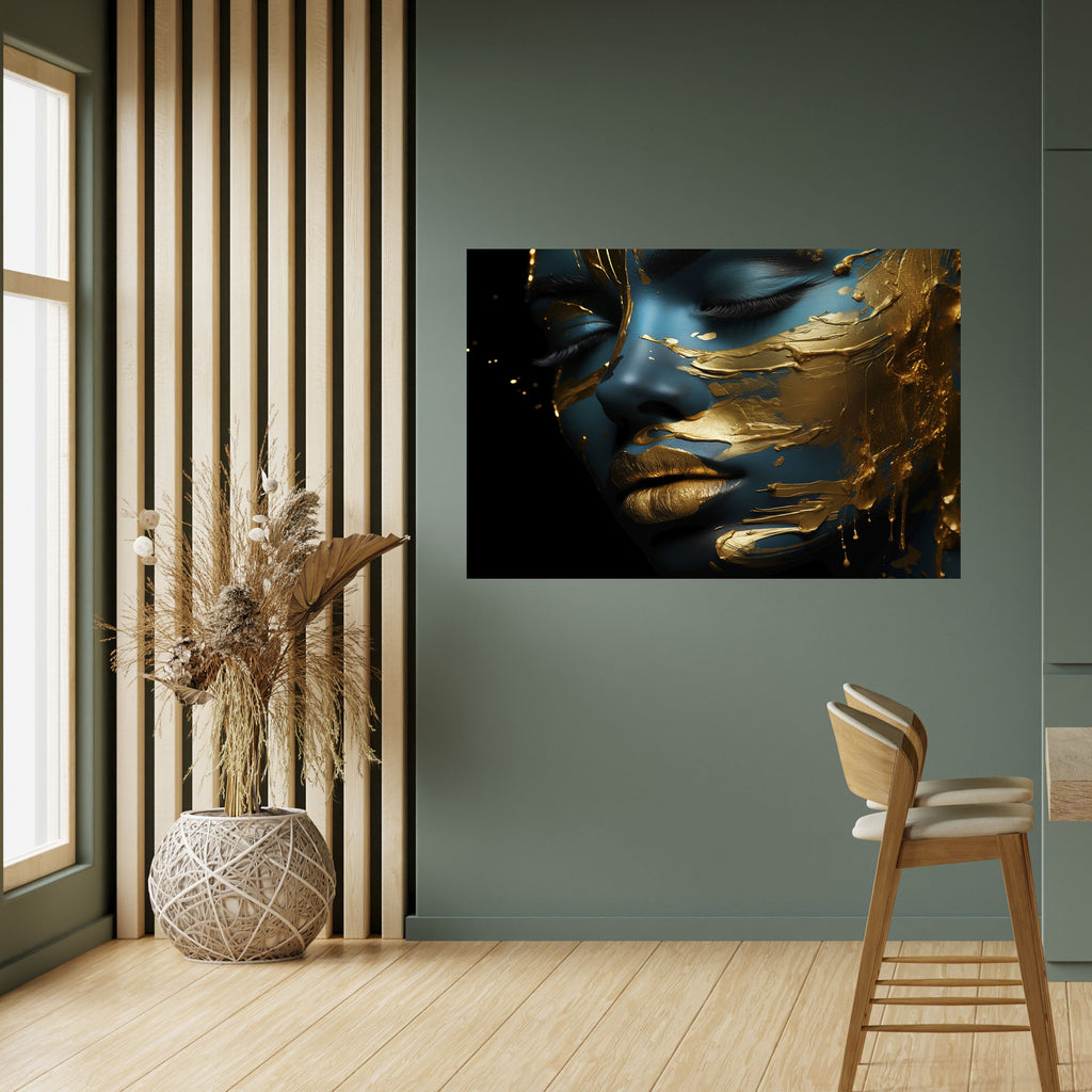 GLOWING ELEGANCE Peel and Stick Horizontal Poster