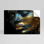 GLOWING ELEGANCE Peel and Stick Horizontal Poster