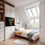 GLOWING ELEGANCE Peel and Stick Horizontal Poster