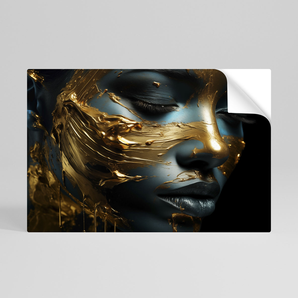 LUSTROUS BEAUTY Póster Autocolante Horizontal