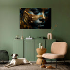 LUSTROUS BEAUTY Peel and Stick Horizontal Poster