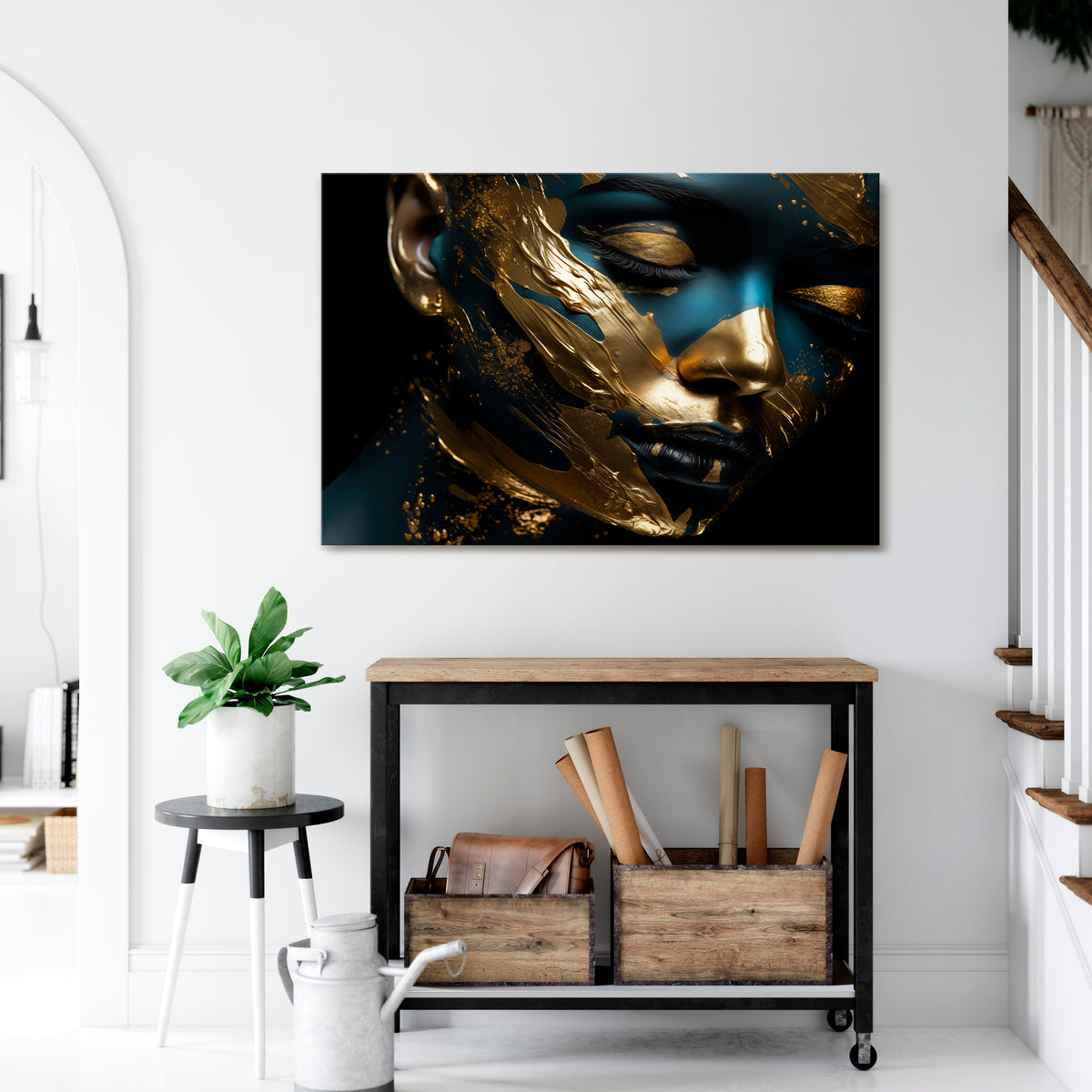 GILDED GRACE Horizontal Canvas Print