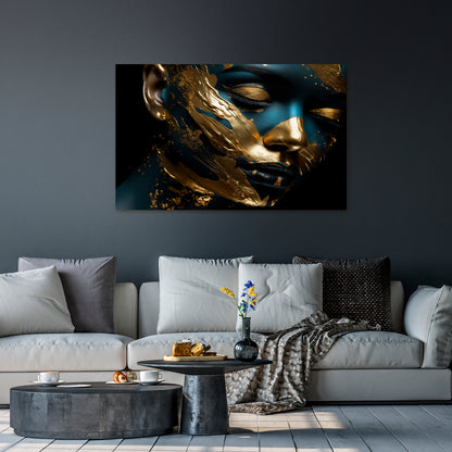 GILDED GRACE Horizontal Canvas Print