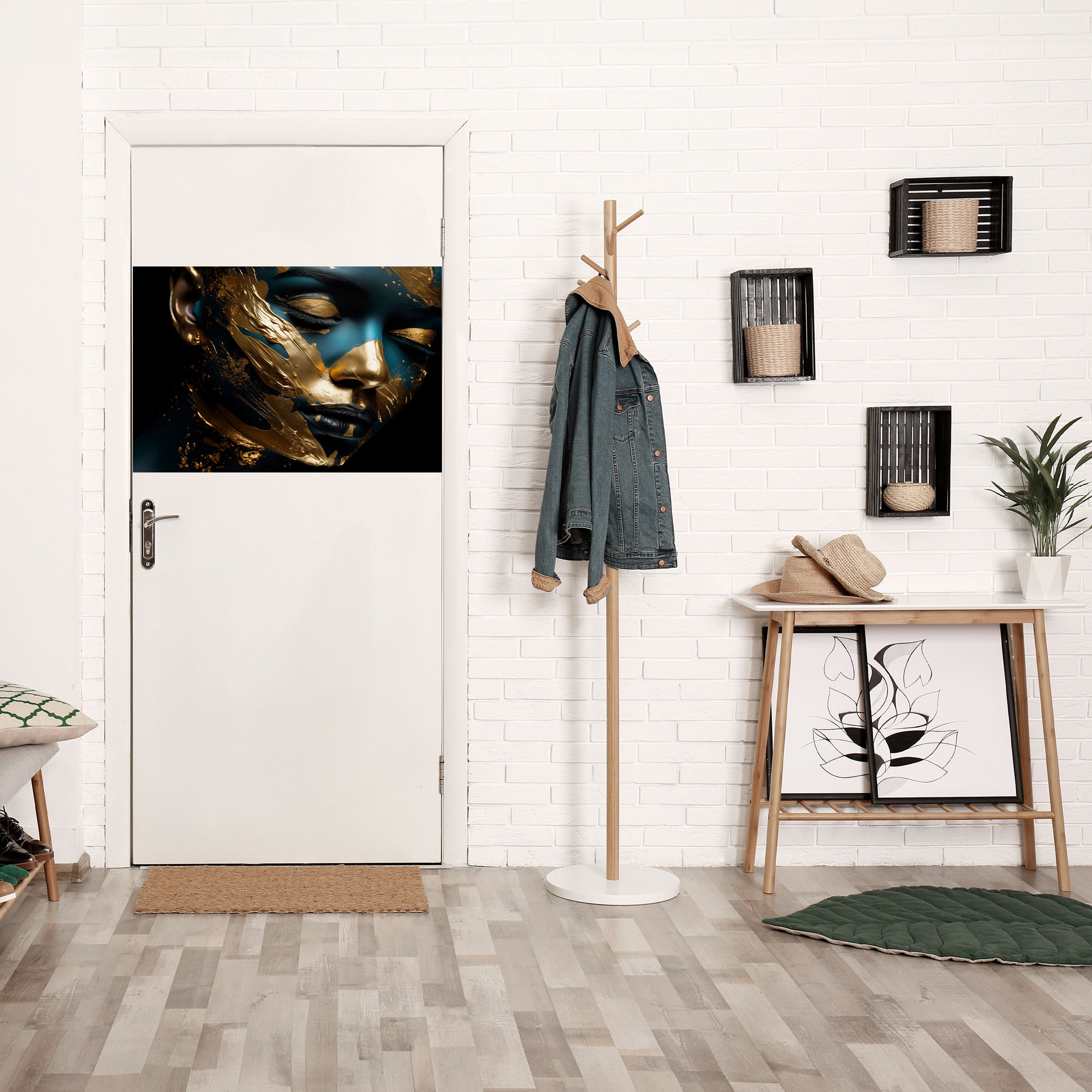 GILDED GRACE Peel and Stick Horizontal Poster