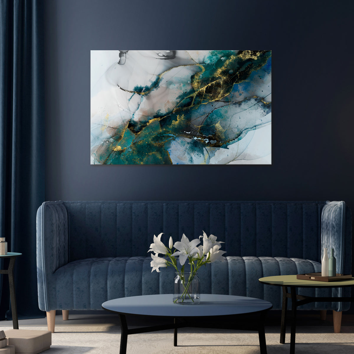 SERENE DRIFT Horizontal Canvas Print
