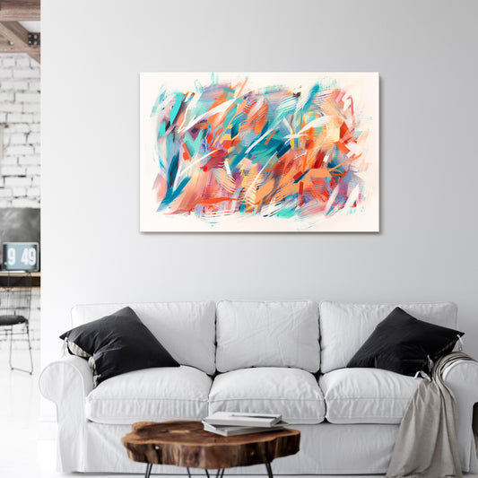 DREAMLIKE PALETTE Horizontal Canvas Print