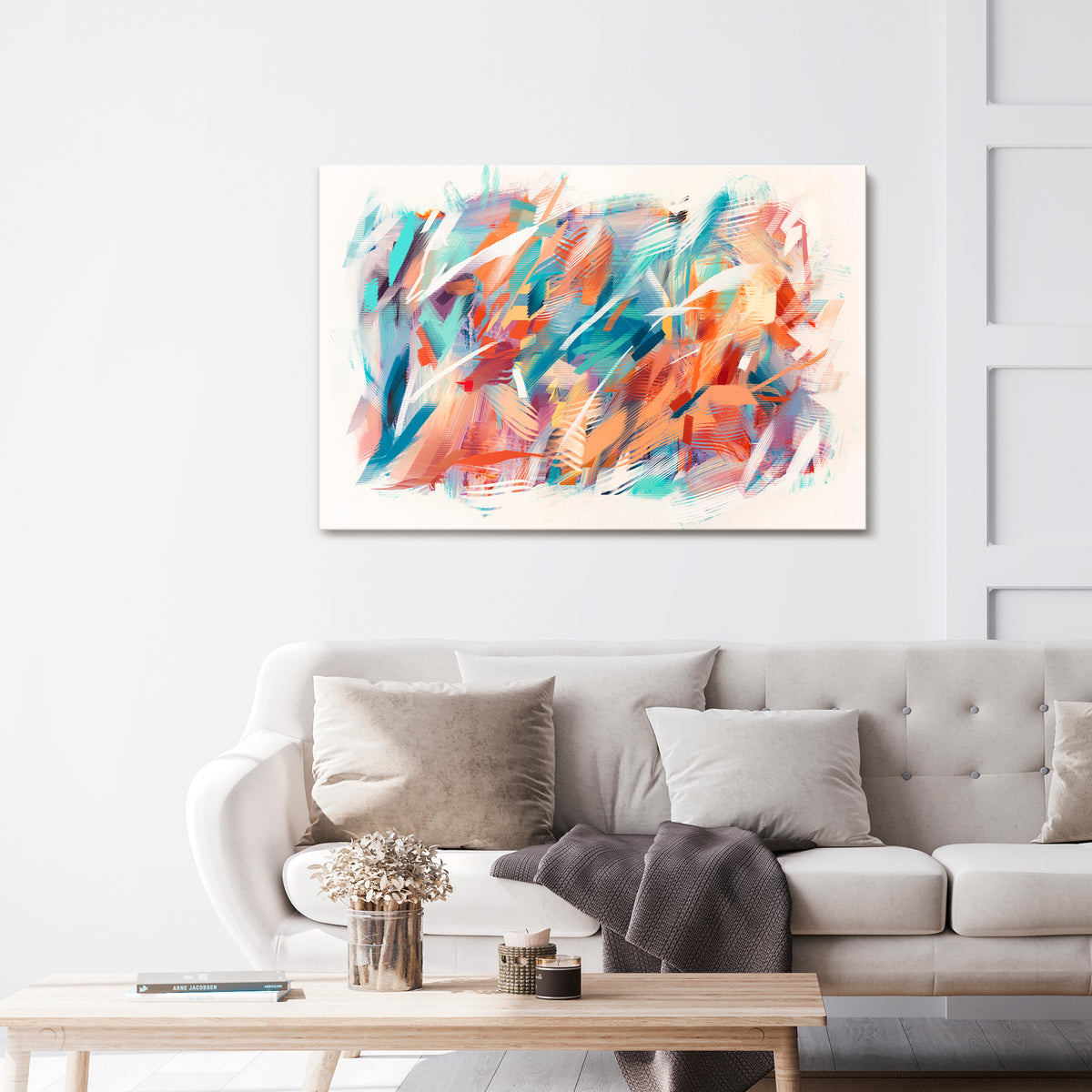 DREAMLIKE PALETTE Horizontal Canvas Print