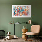 DREAMLIKE PALETTE Peel and Stick Horizontal Poster