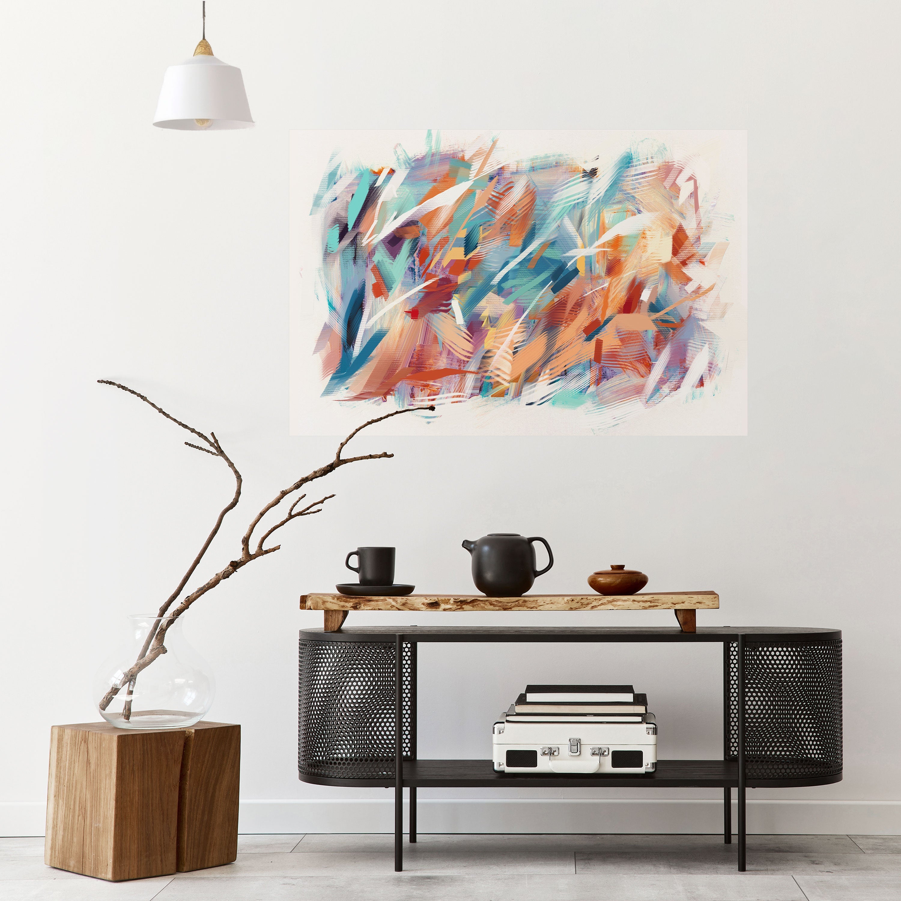 DREAMLIKE PALETTE Peel and Stick Horizontal Poster