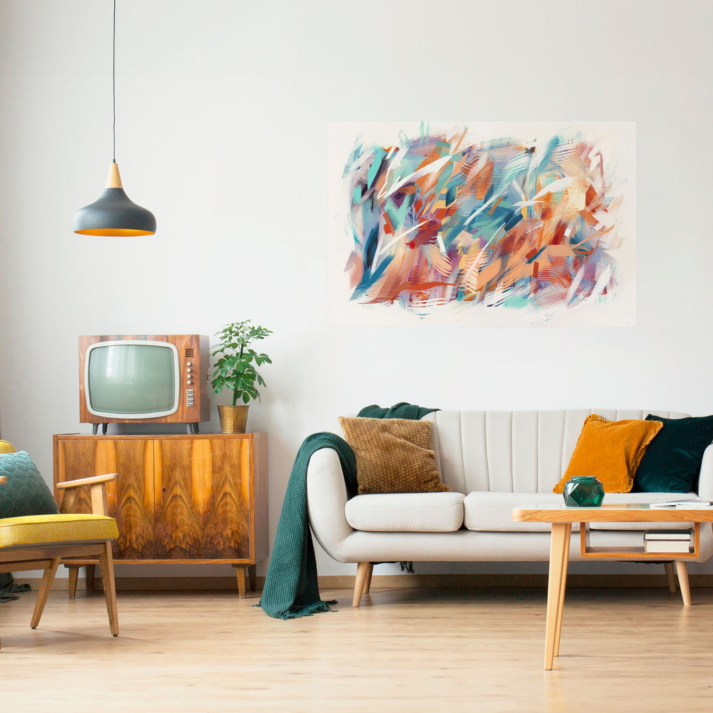 DREAMLIKE PALETTE Peel and Stick Horizontal Poster