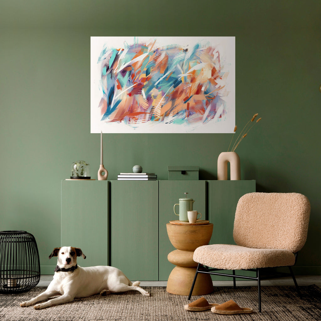 DREAMLIKE PALETTE Peel and Stick Horizontal Poster