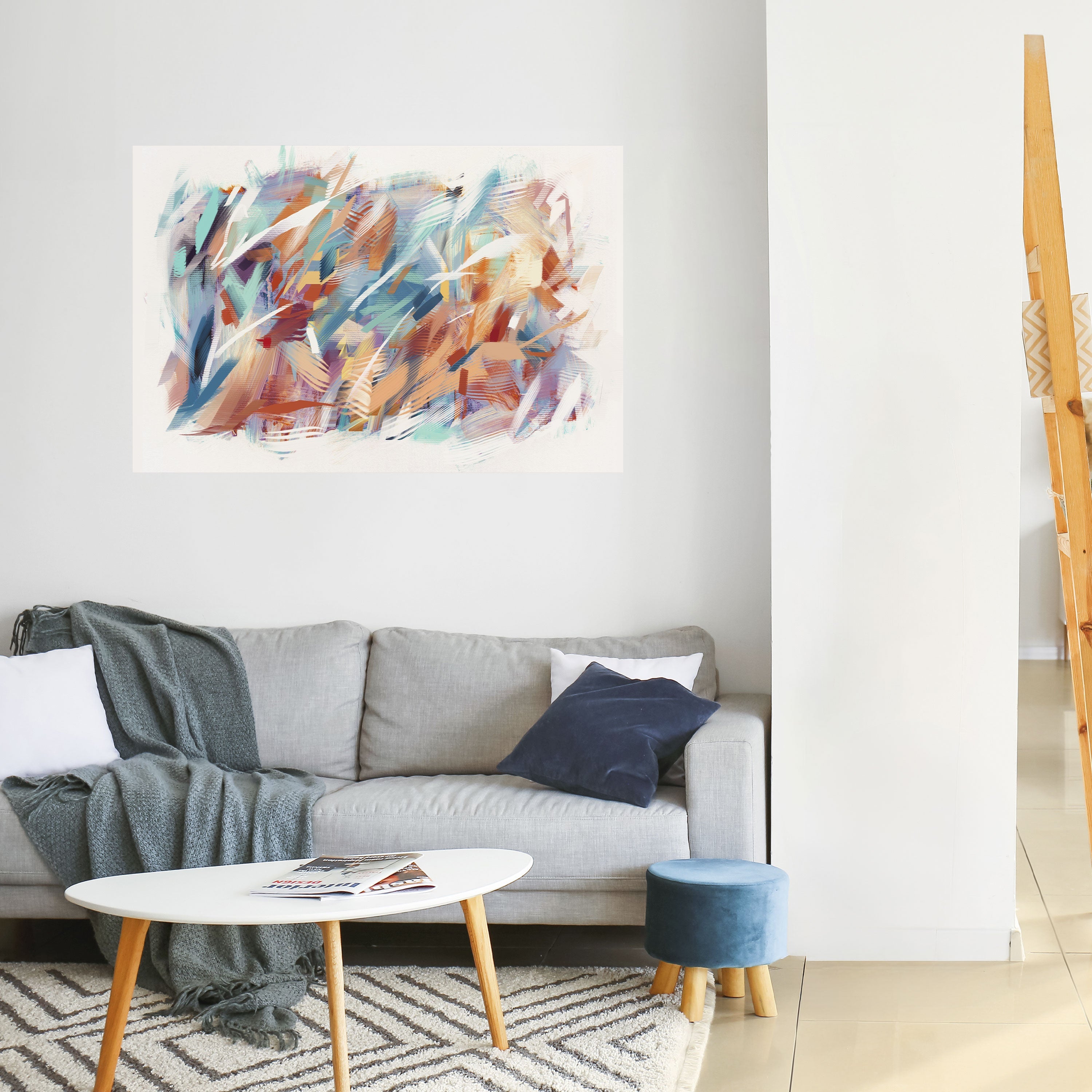 DREAMLIKE PALETTE Peel and Stick Horizontal Poster