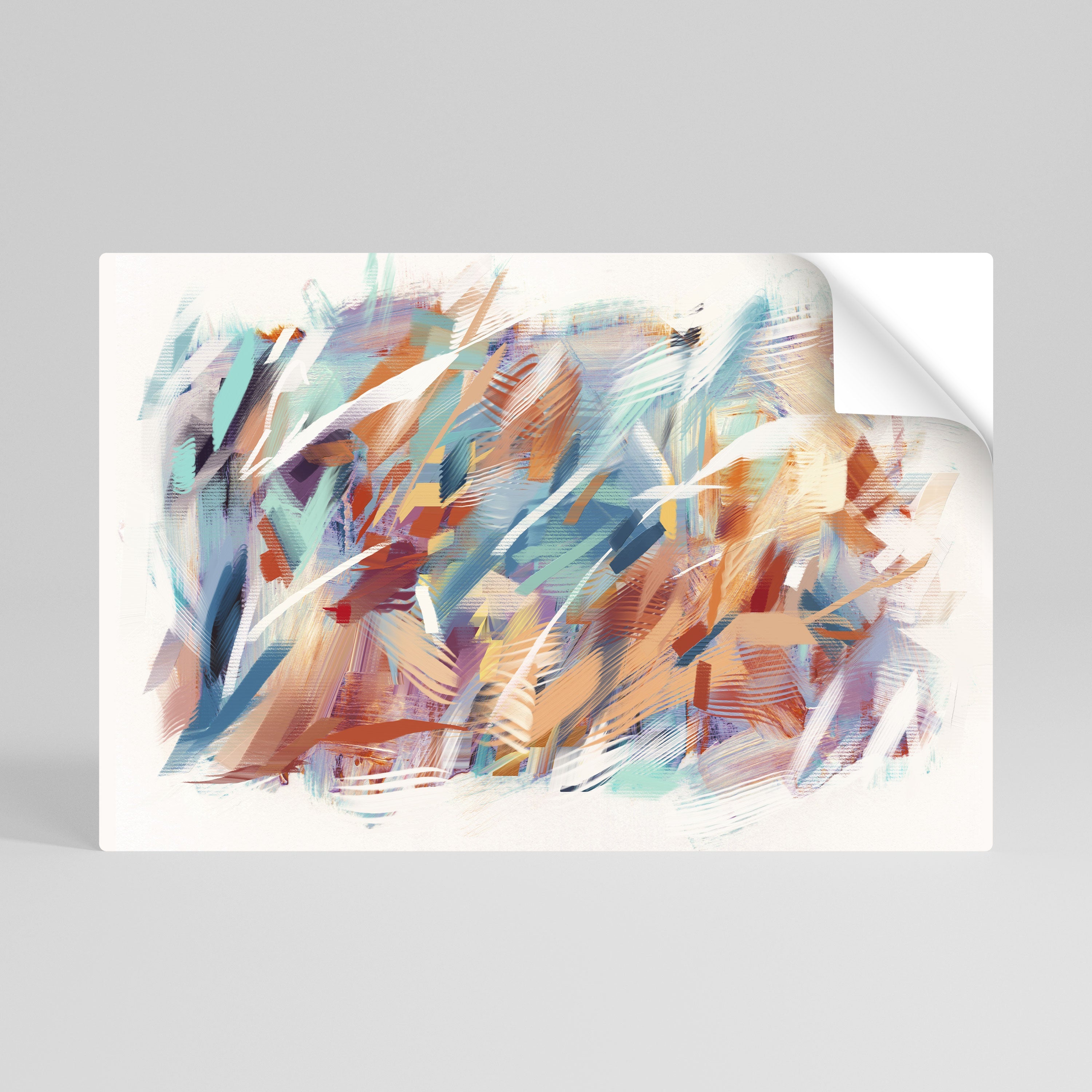 DREAMLIKE PALETTE Peel and Stick Horizontal Poster