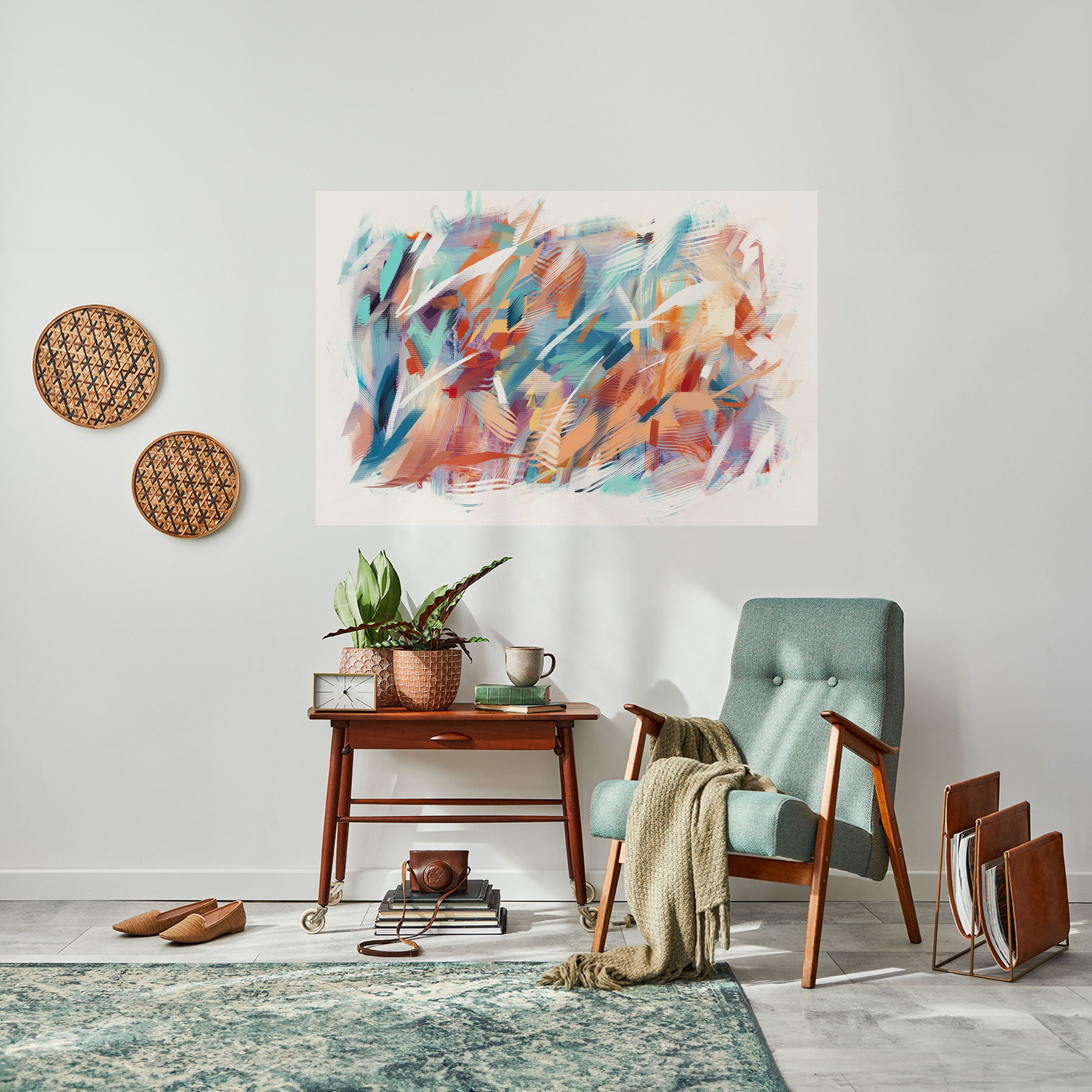 DREAMLIKE PALETTE Peel and Stick Horizontal Poster