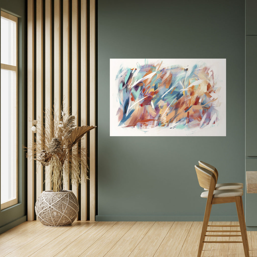 DREAMLIKE PALETTE Peel and Stick Horizontal Poster