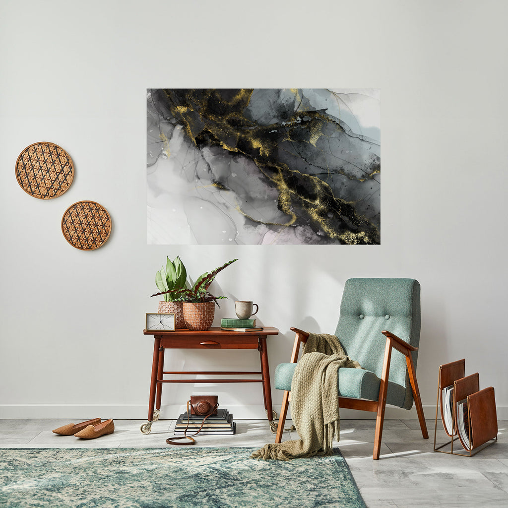 TRANQUIL WHISPERS Peel and Stick Horizontal Poster