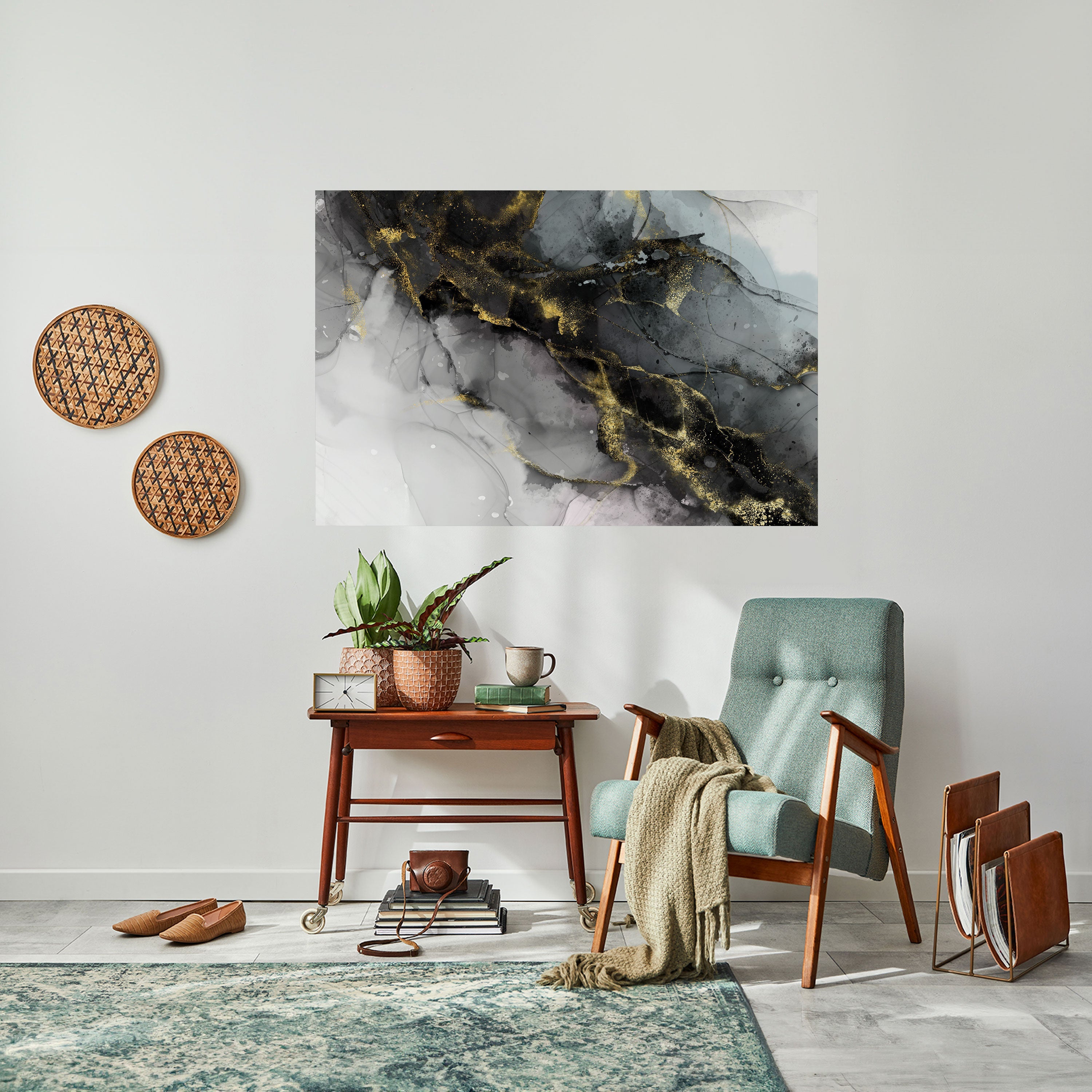 TRANQUIL WHISPERS Peel and Stick Horizontal Poster