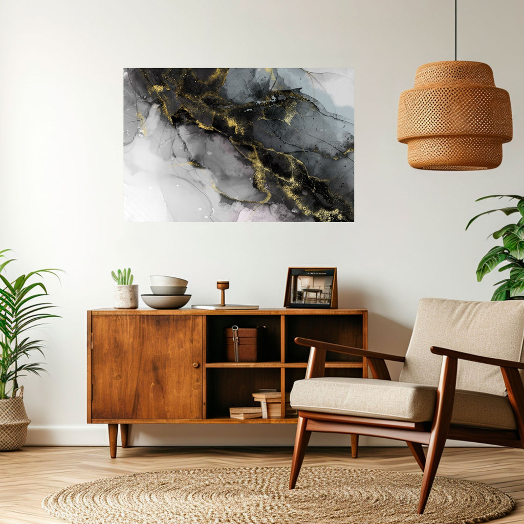 TRANQUIL WHISPERS Peel and Stick Horizontal Poster