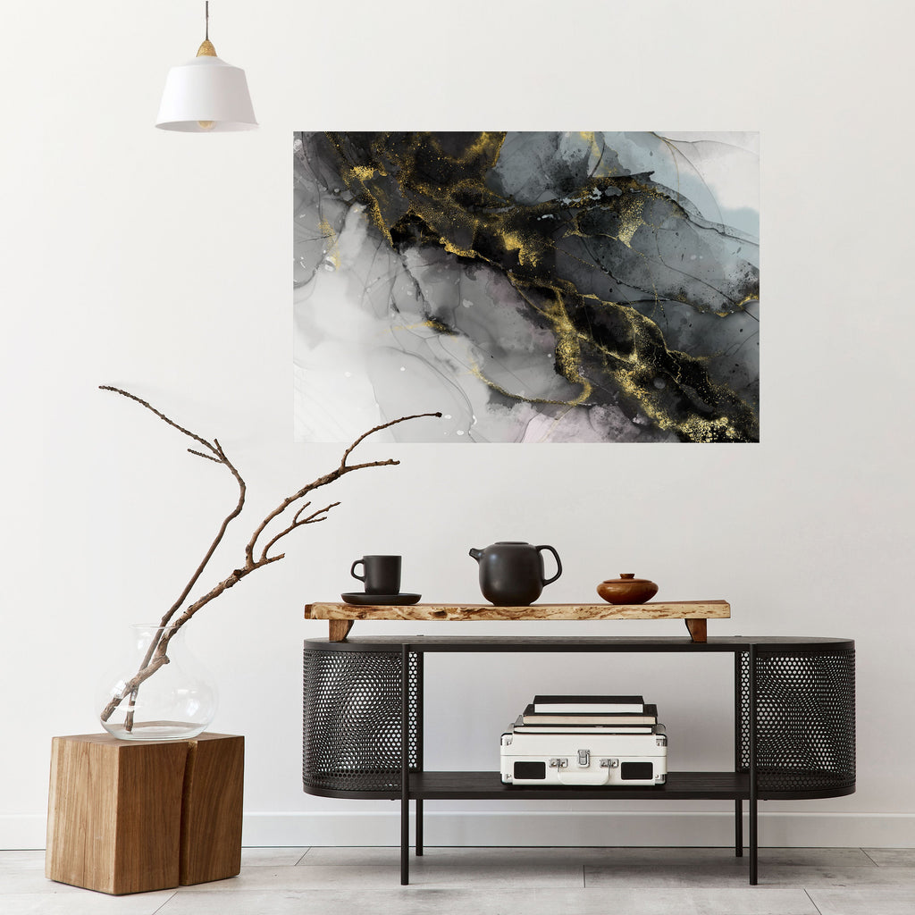 TRANQUIL WHISPERS Peel and Stick Horizontal Poster