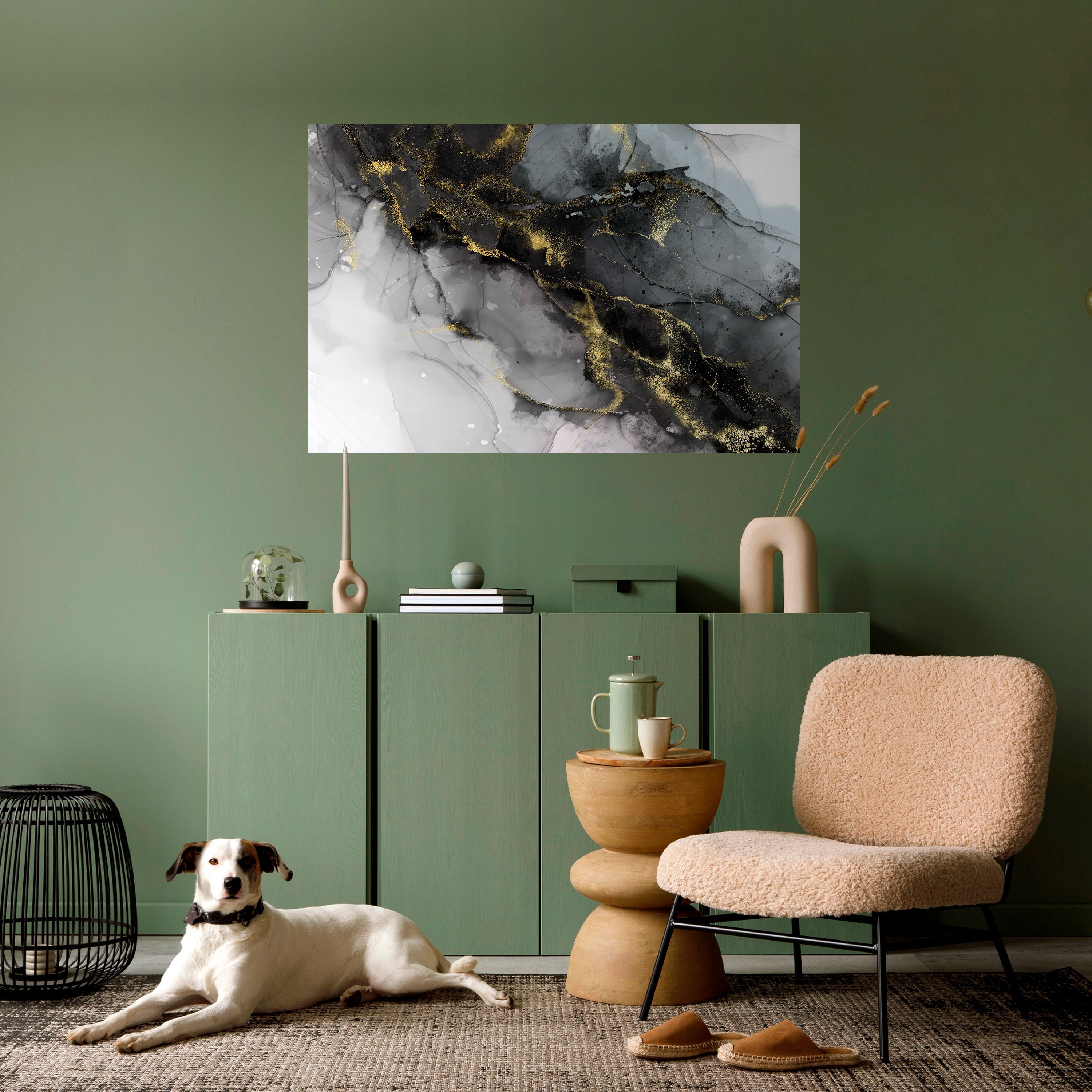 TRANQUIL WHISPERS Peel and Stick Horizontal Poster