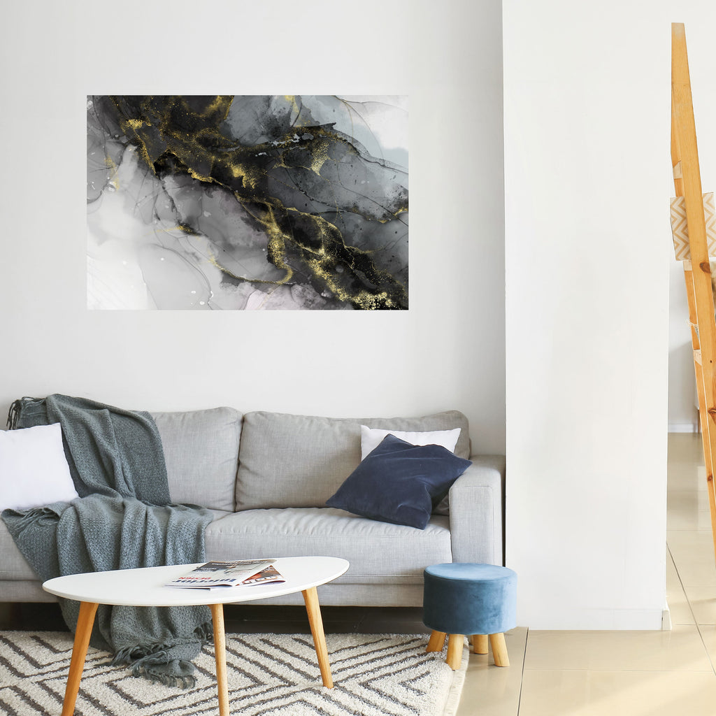 TRANQUIL WHISPERS Peel and Stick Horizontal Poster