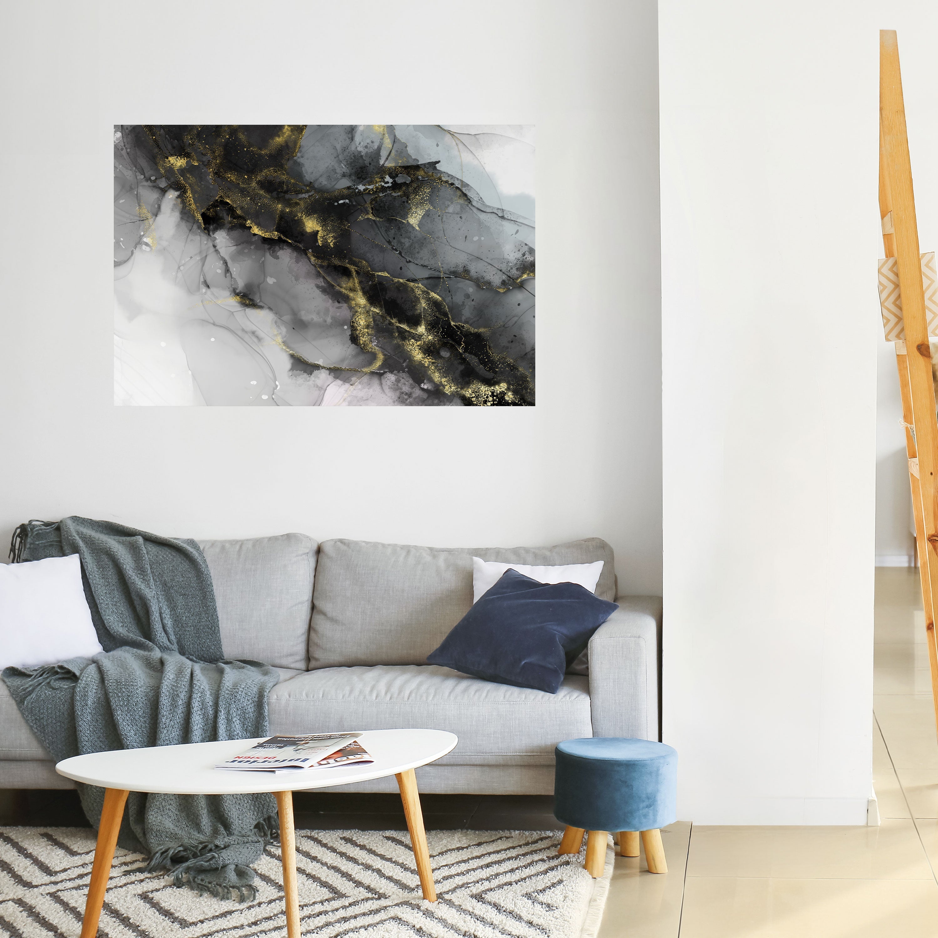 TRANQUIL WHISPERS Peel and Stick Horizontal Poster