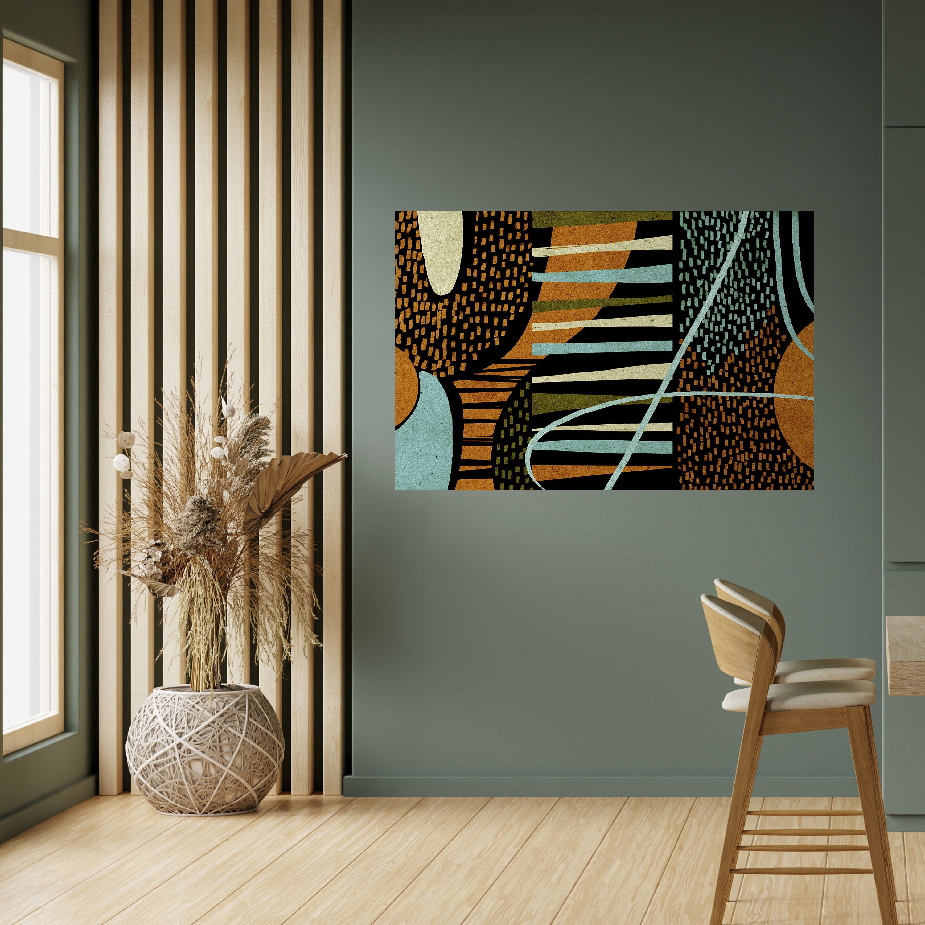 CLEAR CREATION Peel and Stick Horizontal Poster